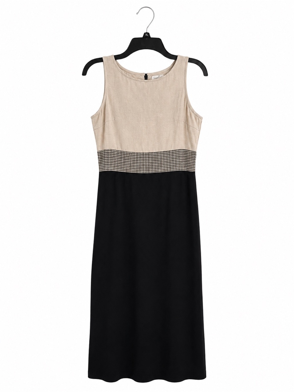 Christopher & Banks Colorblock Sheath Dress 6 Houndstooth Midi Dress